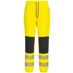Pantaloni da Lavoro Alta Visibilità Multitasche Stretch Flexi Jogger Portwest KX346