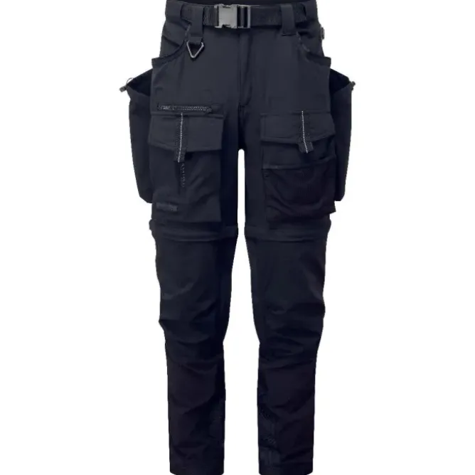 Pantaloni da Lavoro Alta Visibilità Multitasche Stretch 3 in 1 Portwest BX321