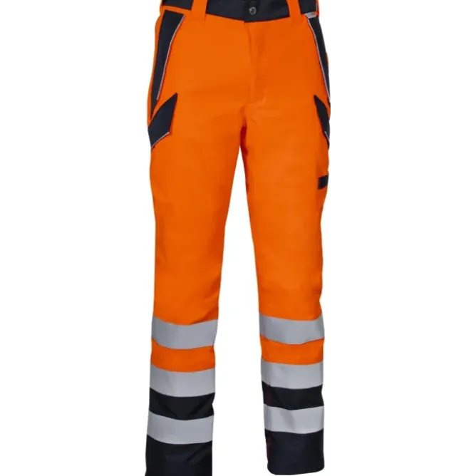 Pantaloni da Lavoro Alta Visibilità Multitasche Invernali Impermeabili Cofra Evanton V637-0
