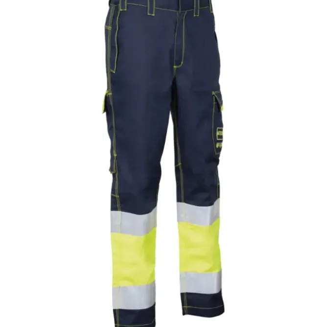 Pantaloni da Lavoro Alta Visibilità Multitasche Invernali Cofra Flarend V613-0-03