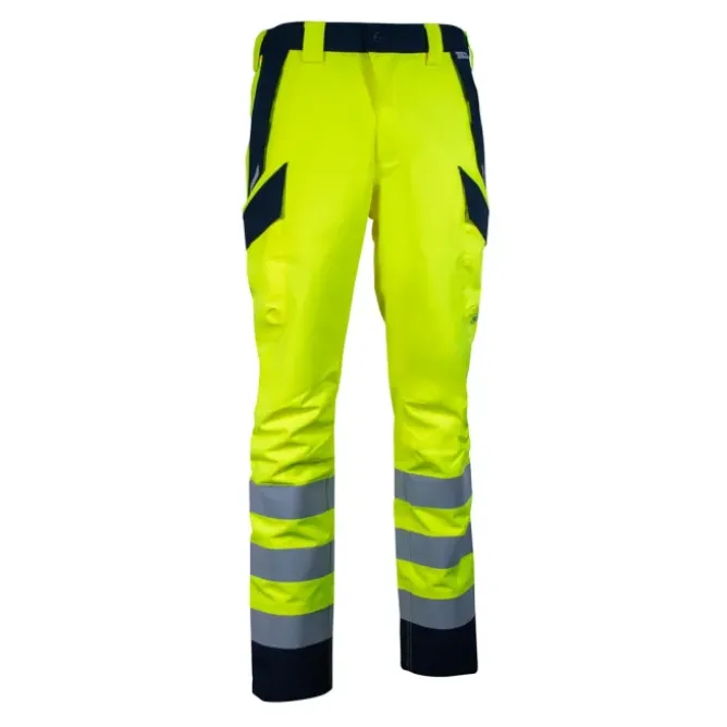 Pantaloni da Lavoro Alta Visibilità Multitasche Invernali Cofra Charring V611-0-03
