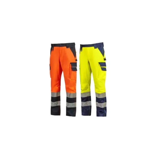 Pantaloni da Lavoro Alta Visibilità Multitasche Stretch U-Power Furgo WHL379