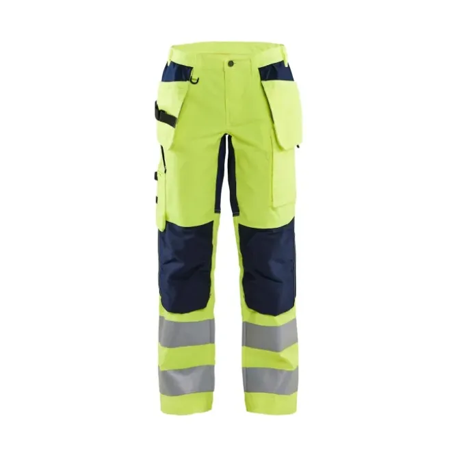 Pantaloni da Lavoro Alta Visibilità Stretch Multitasche Blaklader Donna 716318113389C42
