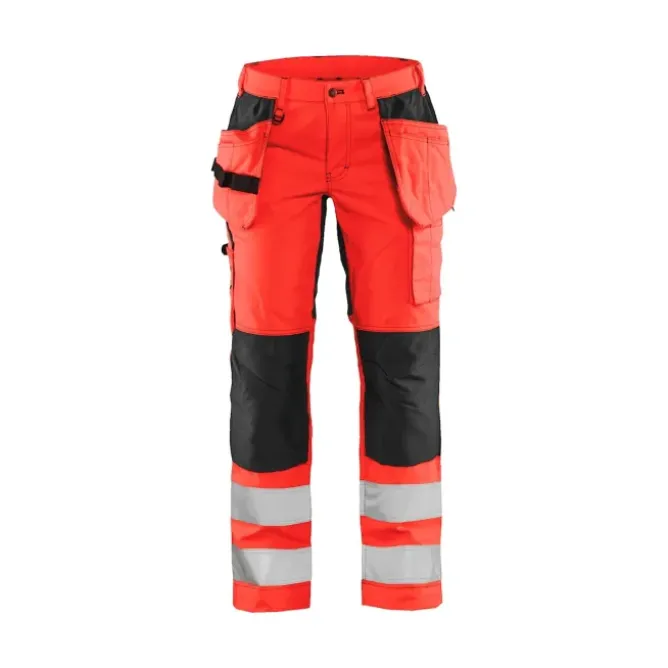 Pantaloni da Lavoro Alta Visibilità Stretch Multitasche Blaklader Donna 716318113389C42