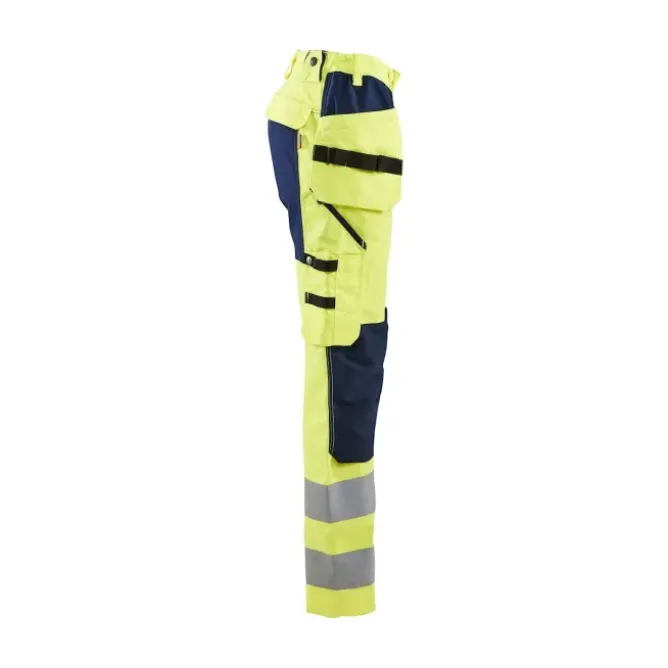 Pantaloni da Lavoro Alta Visibilità Stretch Multitasche Blaklader Donna 716318113389C42