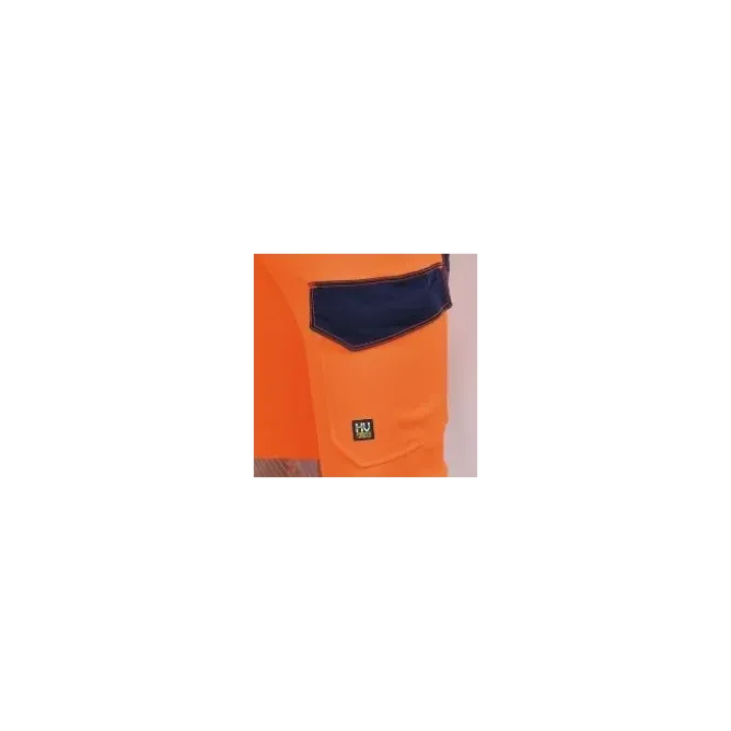 Pantaloni da Lavoro Alta Visibilità Stretch Elasticizzati Multitasche Cofra Guaitire V601-0-02