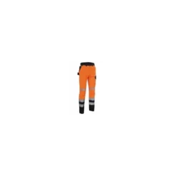 Pantaloni da Lavoro Alta Visibilità Stretch Elasticizzati Multitasche Cofra Guaitire V601-0-02