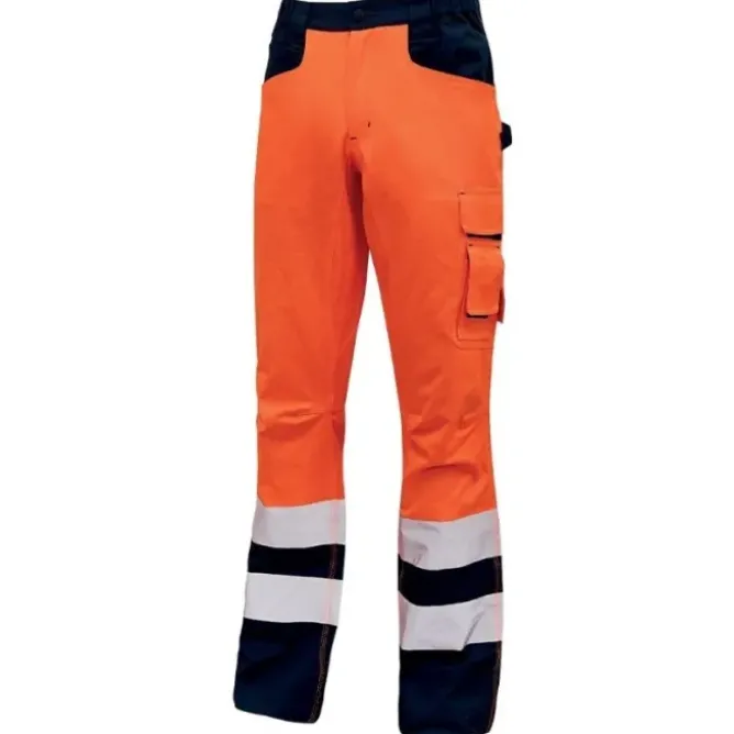 Pantaloni da Lavoro Alta Visibilità Multitasche U-Power Light HL155YF