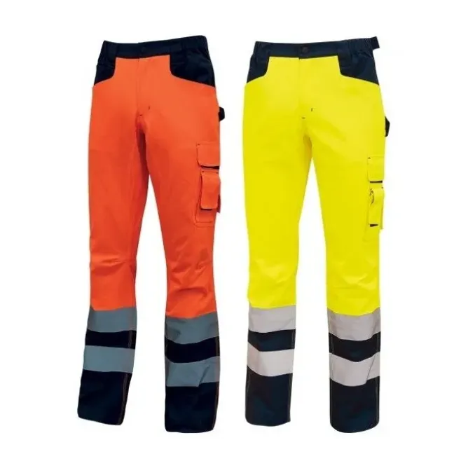 Pantaloni da Lavoro Alta Visibilità Multitasche U-Power Beacon HL156YF