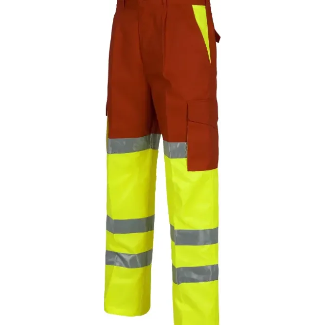 Pantaloni da lavoro Alta visibilità rinforzati - Workteam C3314