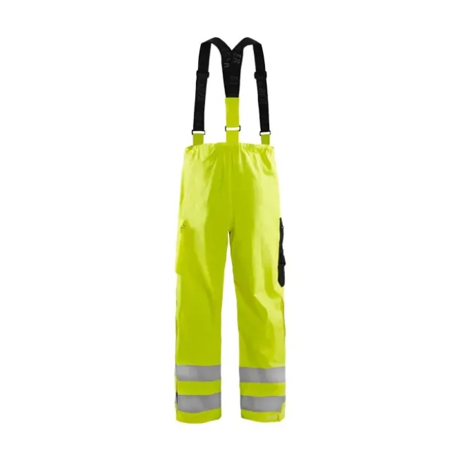 Pantaloni da lavoro alta visibilità multitasche impermeabili Blaklader ignifugo 130320093300L