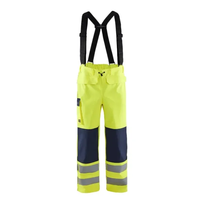 Pantaloni da lavoro alta visibilità multitasche impermeabili Blaklader ignifugo level 2 131320223389L