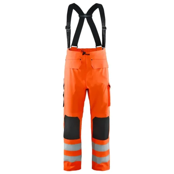 Pantaloni da lavoro alta visibilità multitasche impermeabili Blaklader sovra pantaloni Level 3 130620053300L