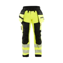 Pantaloni da Lavoro Alta Visibilità Stretch Impermeabile Multitasche Blaklader Softshell 182025133389C50