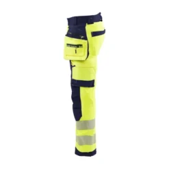 Pantaloni da Lavoro Alta Visibilità Stretch Impermeabile Multitasche Blaklader Softshell 182025133389C50
