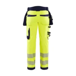 Pantaloni da Lavoro Alta Visibilità Stretch Impermeabile Multitasche Blaklader Softshell 182025133389C50