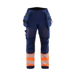 Pantaloni da Lavoro Alta Visibilità Stretch Impermeabile Multitasche Blaklader Softshell 182125138933C50