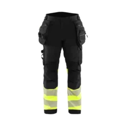 Pantaloni da Lavoro Alta Visibilità Stretch Impermeabile Multitasche Blaklader Softshell 182125138933C50
