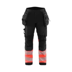 Pantaloni da Lavoro Alta Visibilità Stretch Impermeabile Multitasche Blaklader Softshell 182125138933C50