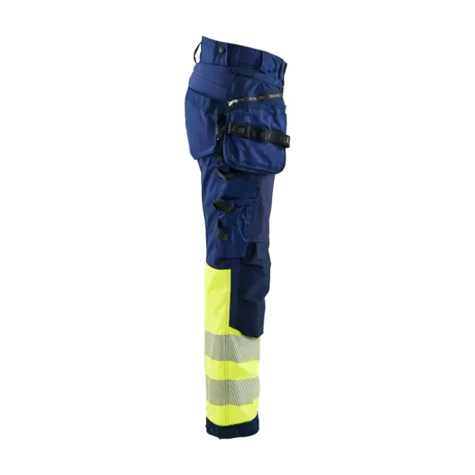 Pantaloni da Lavoro Alta Visibilità Stretch Impermeabile Multitasche Blaklader Softshell Donna 711425138933C42