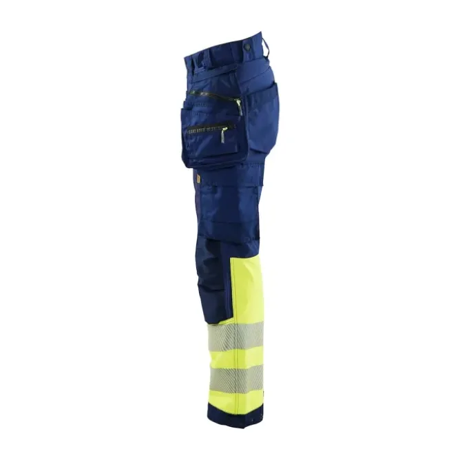 Pantaloni da Lavoro Alta Visibilità Stretch Impermeabile Multitasche Blaklader Softshell Donna 711425138933C42