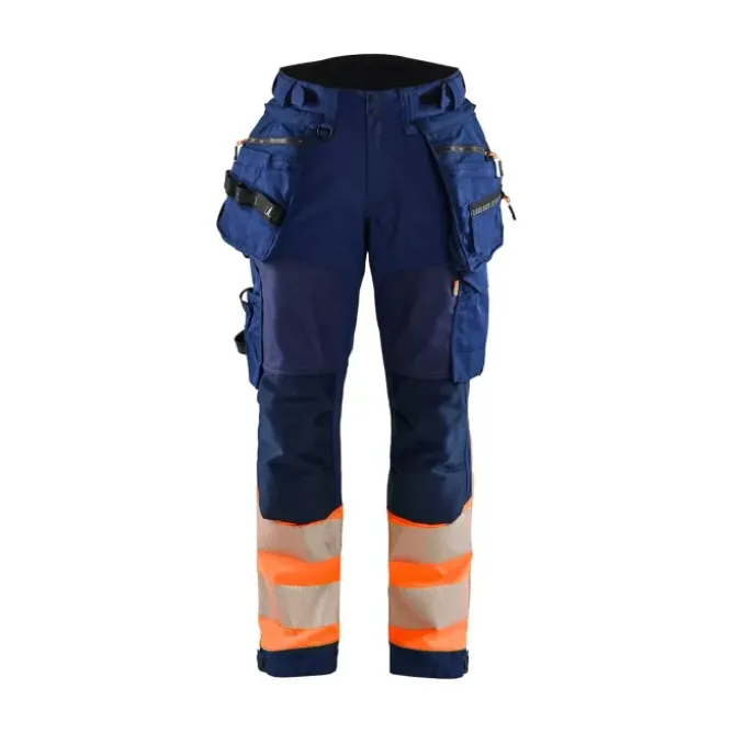 Pantaloni da Lavoro Alta Visibilità Stretch Impermeabile Multitasche Blaklader Softshell Donna 711425138933C42