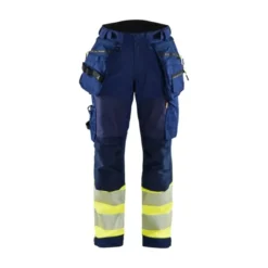Pantaloni da Lavoro Alta Visibilità Stretch Impermeabile Multitasche Blaklader Softshell Donna 711425138933C42