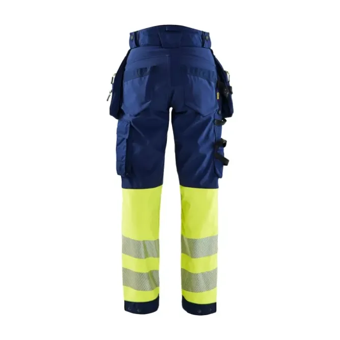 Pantaloni da Lavoro Alta Visibilità Stretch Impermeabile Multitasche Blaklader Softshell Donna 711425138933C42