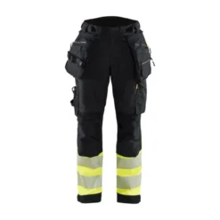 Pantaloni da Lavoro Alta Visibilità Stretch Impermeabile Multitasche Blaklader Softshell Donna 711425138933C42