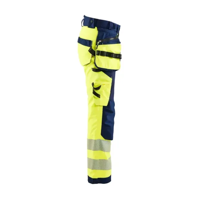 Pantaloni da Lavoro Alta Visibilità Stretch Impermeabile Multitasche Blaklader Softshell Donna 711825133389C42