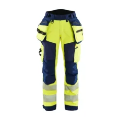 Pantaloni da Lavoro Alta Visibilità Stretch Impermeabile Multitasche Blaklader Softshell Donna 711825133389C42