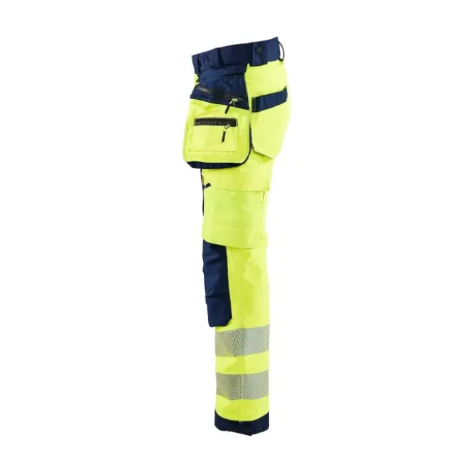 Pantaloni da Lavoro Alta Visibilità Stretch Impermeabile Multitasche Blaklader Softshell Donna 711825133389C42