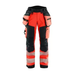 Pantaloni da Lavoro Alta Visibilità Stretch Impermeabile Multitasche Blaklader Softshell Donna 711825133389C42