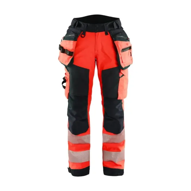 Pantaloni da Lavoro Alta Visibilità Stretch Impermeabile Multitasche Blaklader Softshell Donna 711825133389C42