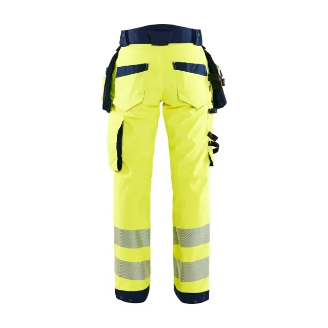 Pantaloni da Lavoro Alta Visibilità Stretch Impermeabile Multitasche Blaklader Softshell Donna 711825133389C42
