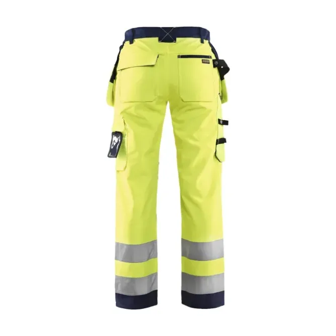 Pantaloni da Lavoro Alta Visibilità Stretch Impermeabile Multitasche Blaklader Softshell Donna 716725173389C42