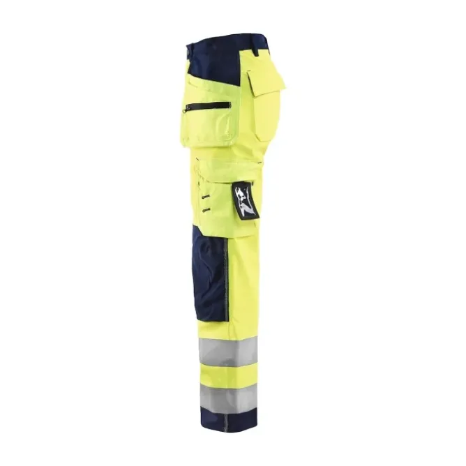 Pantaloni da Lavoro Alta Visibilità Stretch Impermeabile Multitasche Blaklader Softshell Donna 716725173389C42