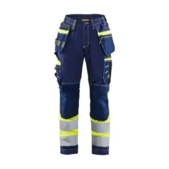 Pantaloni da Lavoro Alta Visibilità Stretch Multitasche 100% Cotone Blaklader Lady 719613708833C42