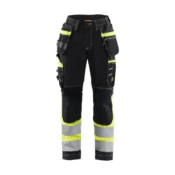 Pantaloni da Lavoro Alta Visibilità Stretch Multitasche 100% Cotone Blaklader Lady 719613708833C42