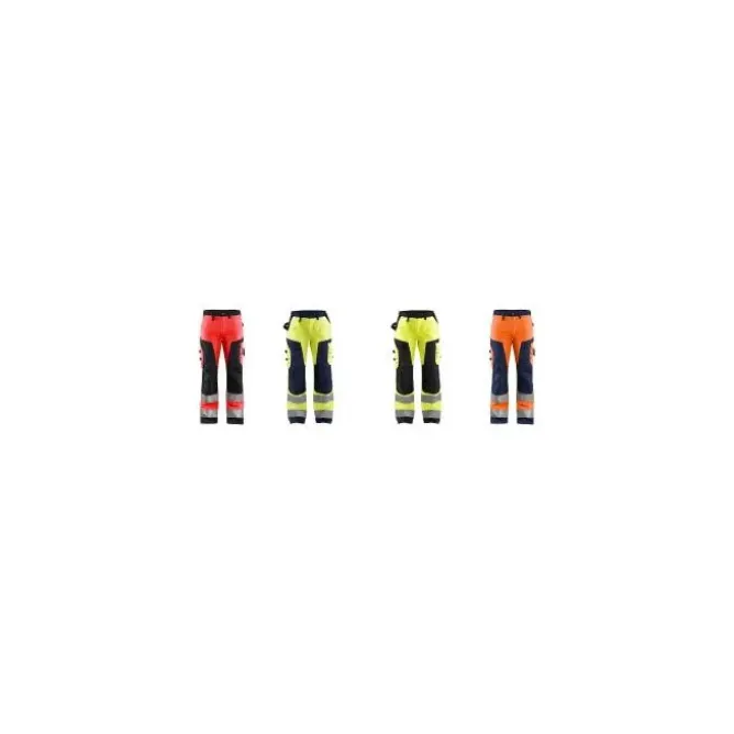 Pantaloni da lavoro Blaklader Multitasche high vis donna 715518115599C50