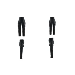 Pantaloni da Lavoro Blaklader Multitasche Stretch Artigiano Premaman zip-off 710313449900L