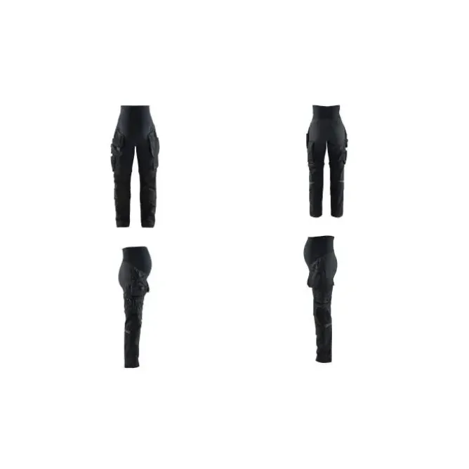 Pantaloni da Lavoro Blaklader Multitasche Stretch Artigiano Premaman zip-off 710313449900L