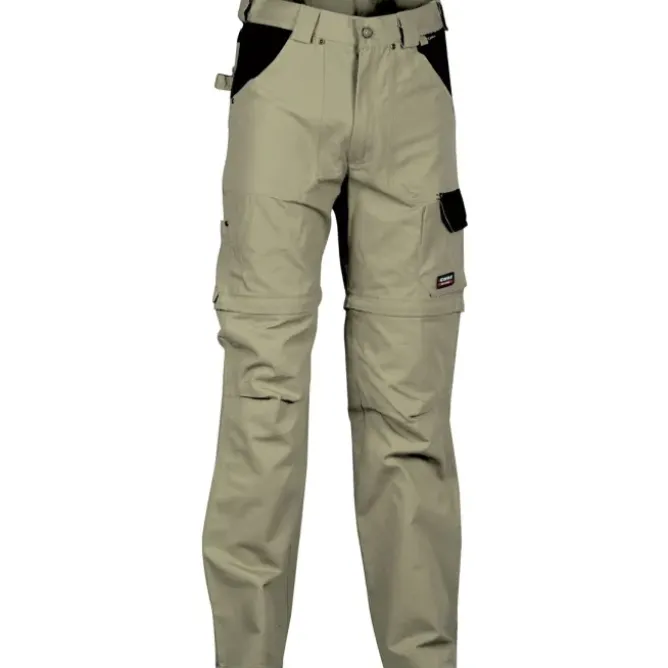 Pantaloni da Lavoro Cofra Multitasche Accorciabili Helsinki 100% Cotone Canvas V053-0-00