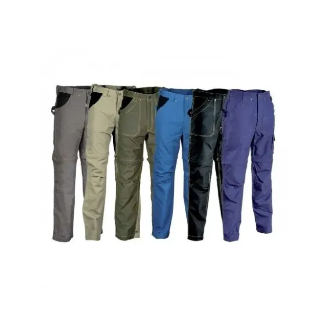Pantaloni da Lavoro Cofra Multitasche Accorciabili Helsinki 100% Cotone Canvas V053-0-00