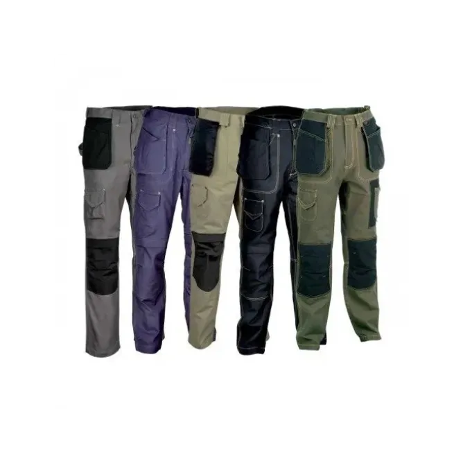 Pantaloni da Lavoro Cofra Multitasche Rotterdam 100% Cotone Canvas V051-0-00