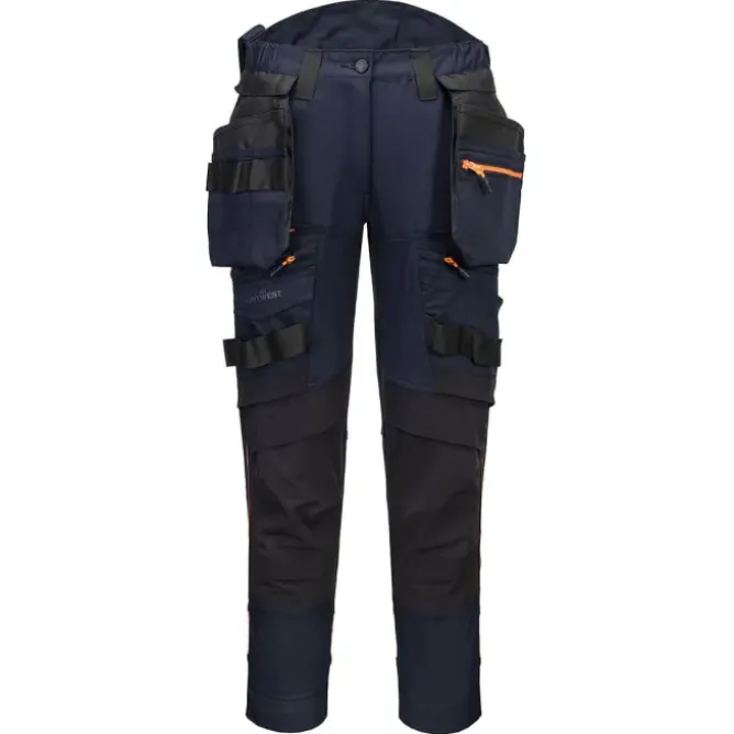 Pantaloni da Lavoro Holster da Donna Portwest DX4 Multitasche Stretch DX452