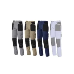 Pantaloni da lavoro ISSA LINE Stretch 8730 Multitasche Elasticizzati con Tasche Laterali