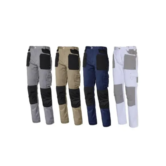 Pantaloni da lavoro ISSA LINE Stretch 8730 Multitasche Elasticizzati con Tasche Laterali