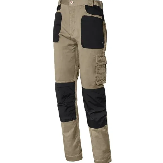 Pantaloni da lavoro ISSA LINE Stretch 8730 Multitasche Elasticizzati con Tasche Laterali