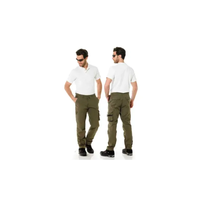 Pantaloni da lavoro ISSA RAPTOR in cotone 100% Multitasche